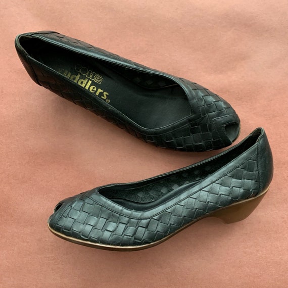 Vintage peep deals toe shoes