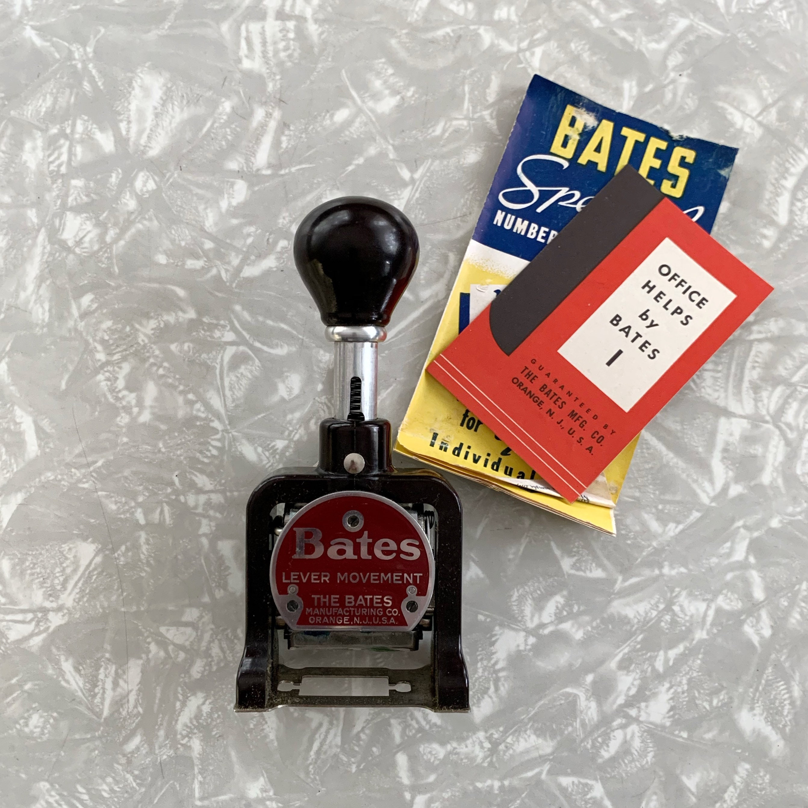 Vintage Office Stamp Numbering Machine Etsy