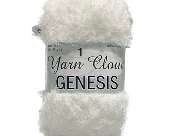 Genesis Yarn 100% Polyamide  50gr/1.76oz  worsted weight  eyelash yarn