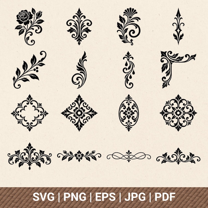Line Scrollwork - Etsy