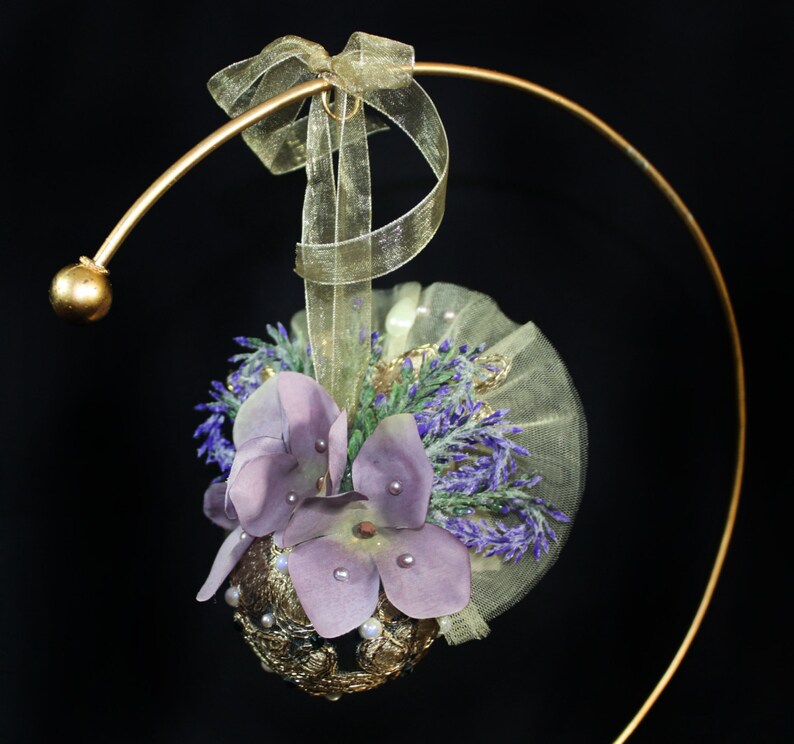 Rustic Lavender Christmas Ornaments Christmas Decorations Etsy