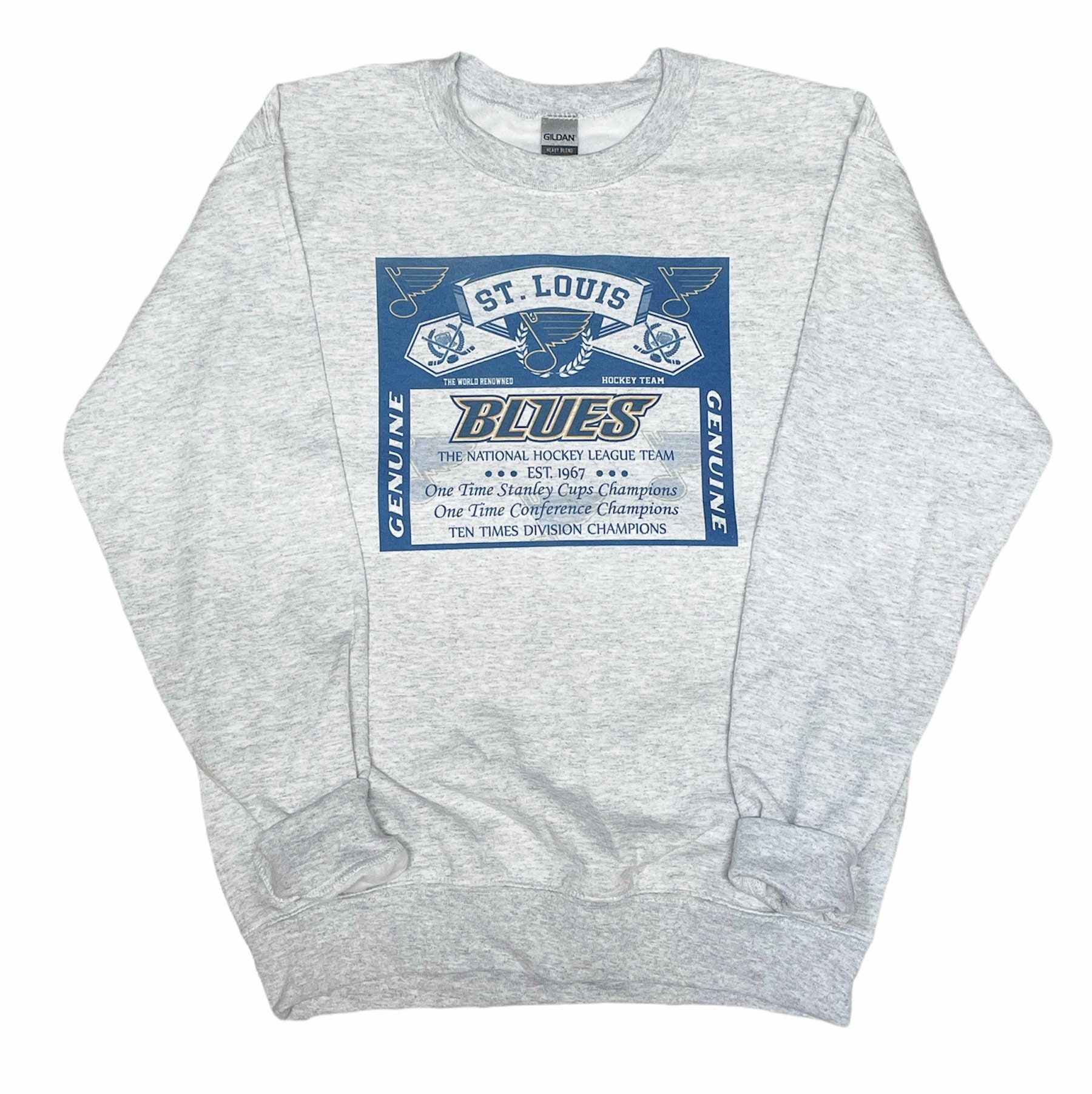 ShopRoseGrace Stl Hockey/Beer Inspired Sweatshirt