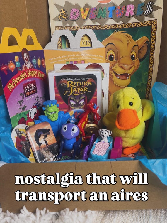 Limited Edition 90s Zodiac Nostalgia Box, Vintage Toys & Collectibles, Astrology Gift, 90s Kid Gift, One of a Kind