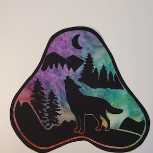 Wolf Paw Patch Iron On 8&quot;