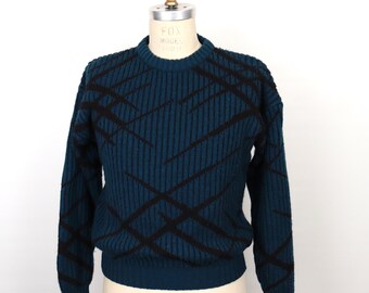 1980s-90s Benetton Cardigan Sweater Vest / Men's Large - Etsy