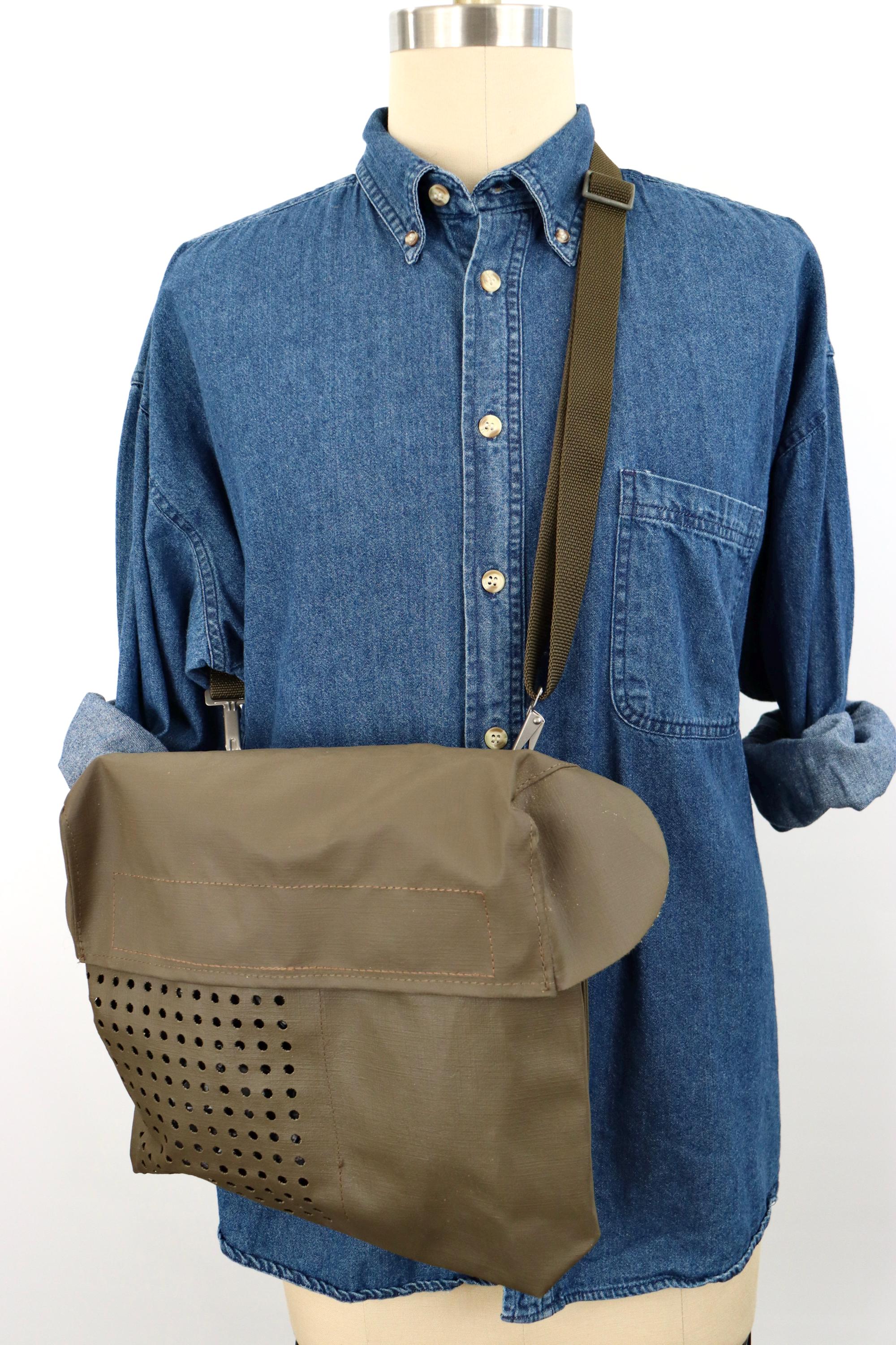 【archive】80s 90s Military Shoulder-bag Vintage Green Military Bag Army Canvas Bag Soviet Unused