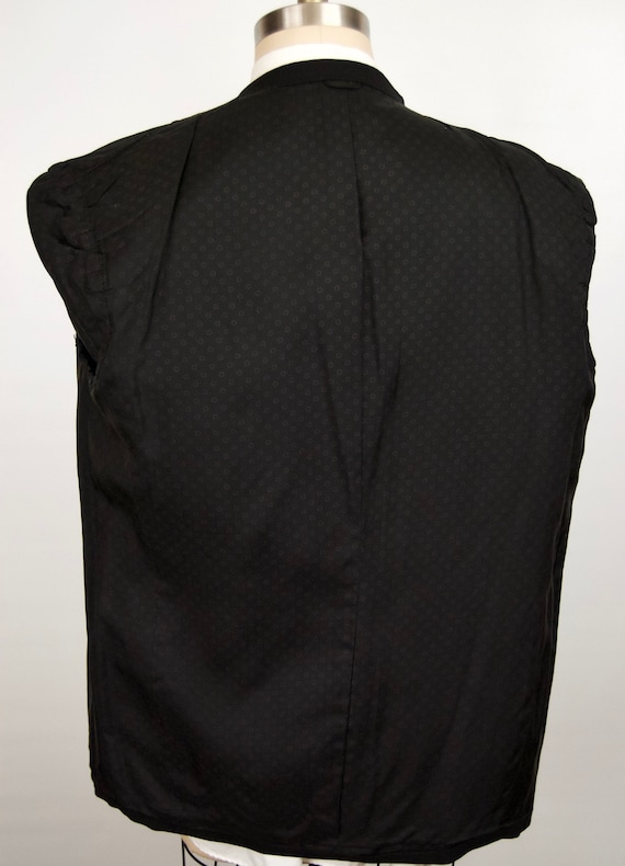 1960s Tuxedo Jacket w/ peak lapel / black tux w/ … - image 8
