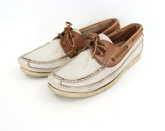 Buty żeglarskie Spectator z lat 80. / męskie, rozmiar 8,5