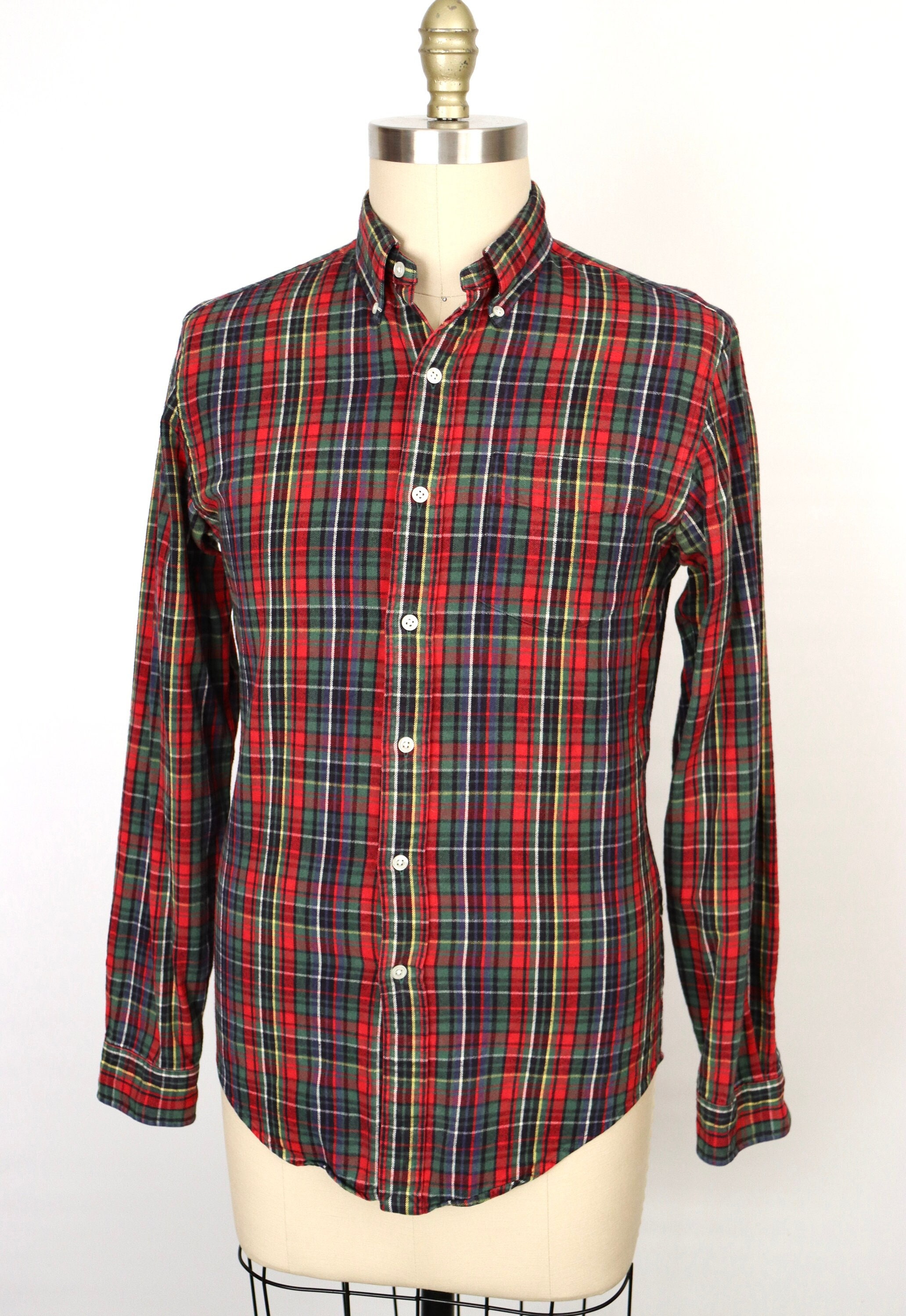 RUGBY FLANNELS Ralph Lauren ラグビー ネルシャツ Ralph Lauren Rugby Plaid Cotton Flannel Shirt / Men's Small - Etsy