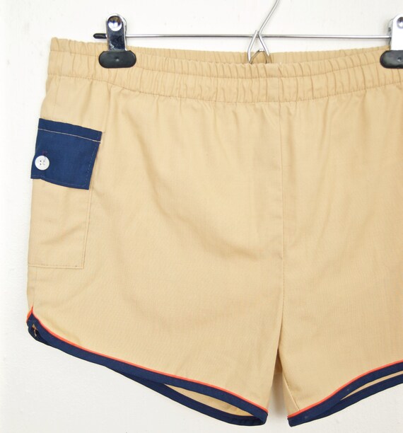 khaki swim trunks