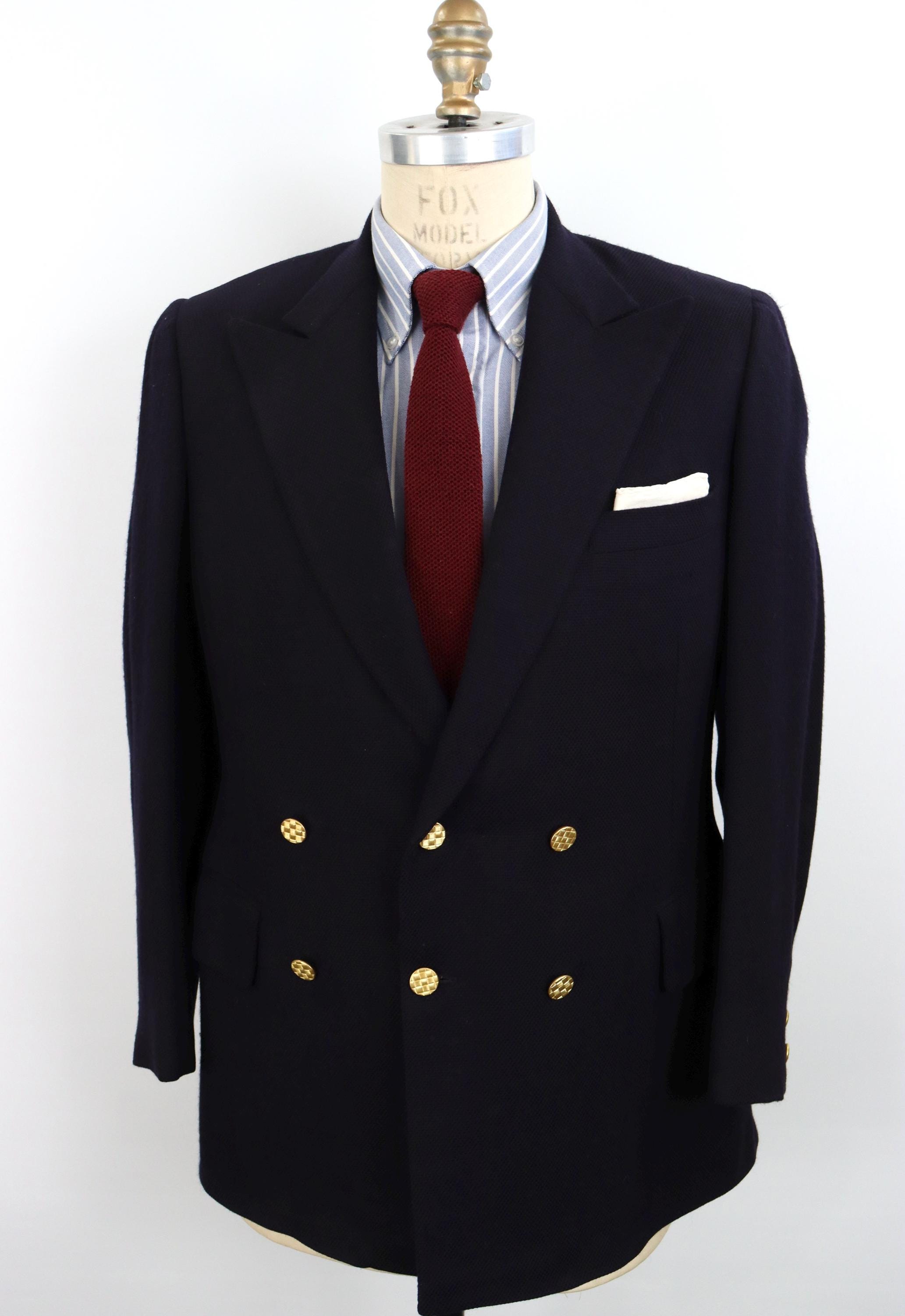 Navy Double Breasted Blazer - Etsy