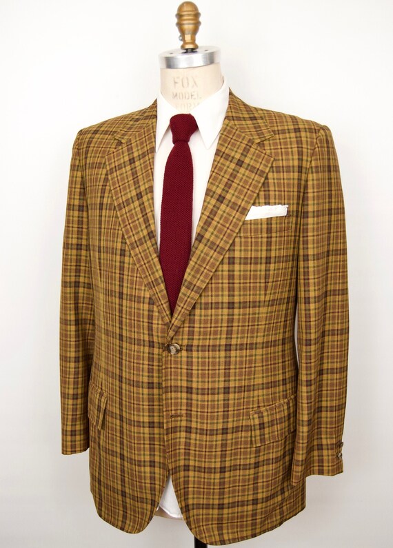 70s plaid jacket