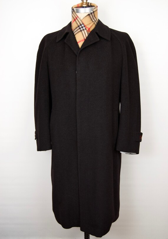 ジャケット・アウター 90s Men's Bigi wool cashmere coat brown SALE! 1980s Italian Cashmere Wool Overcoat by Lubiam & Mario