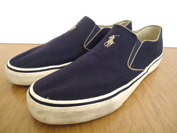 Slip-on Sneakers / vintage Polo blue 