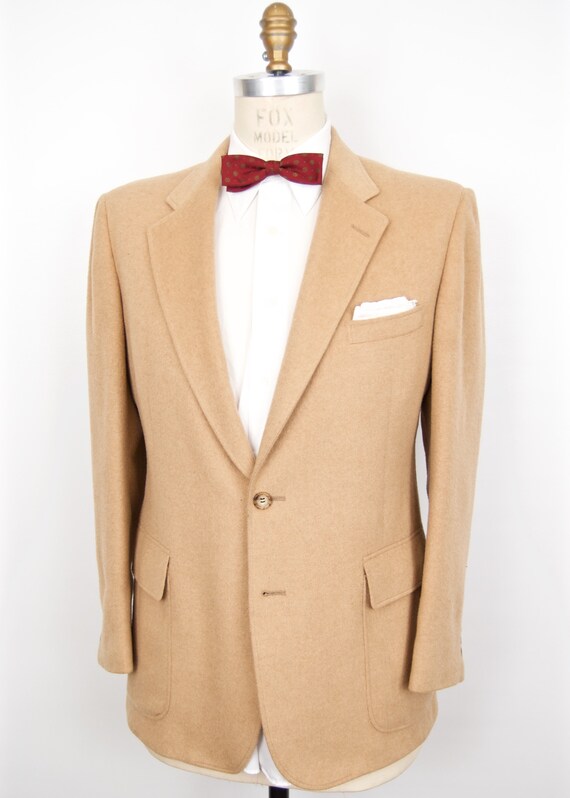 mens camel hair blazer