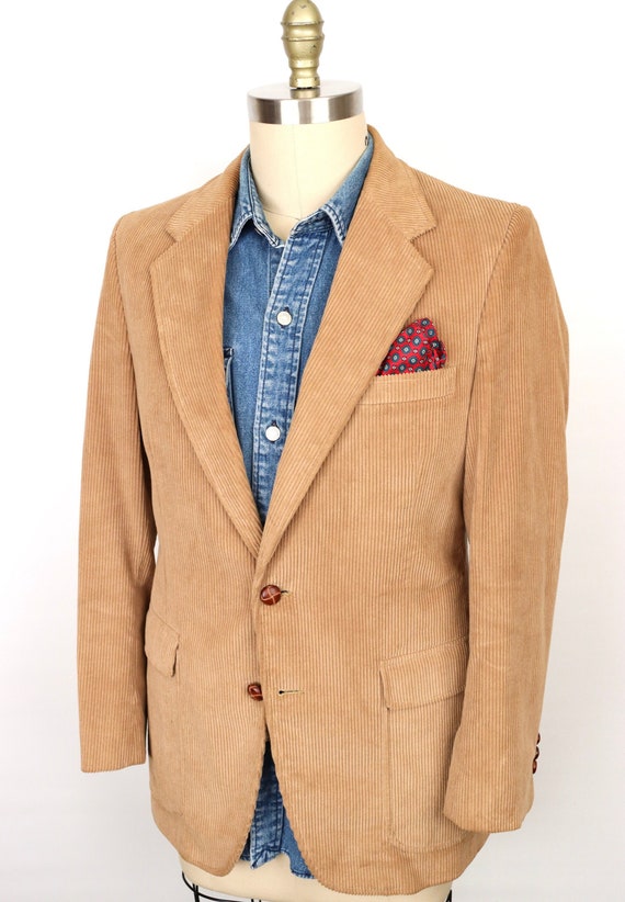 1980s Jordache Corduroy Sport Coat / men's small