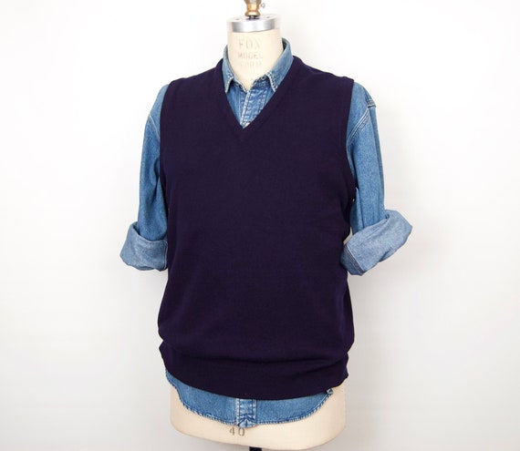 1980s Scottish Cashmere Sweater Vest / Ballantyne