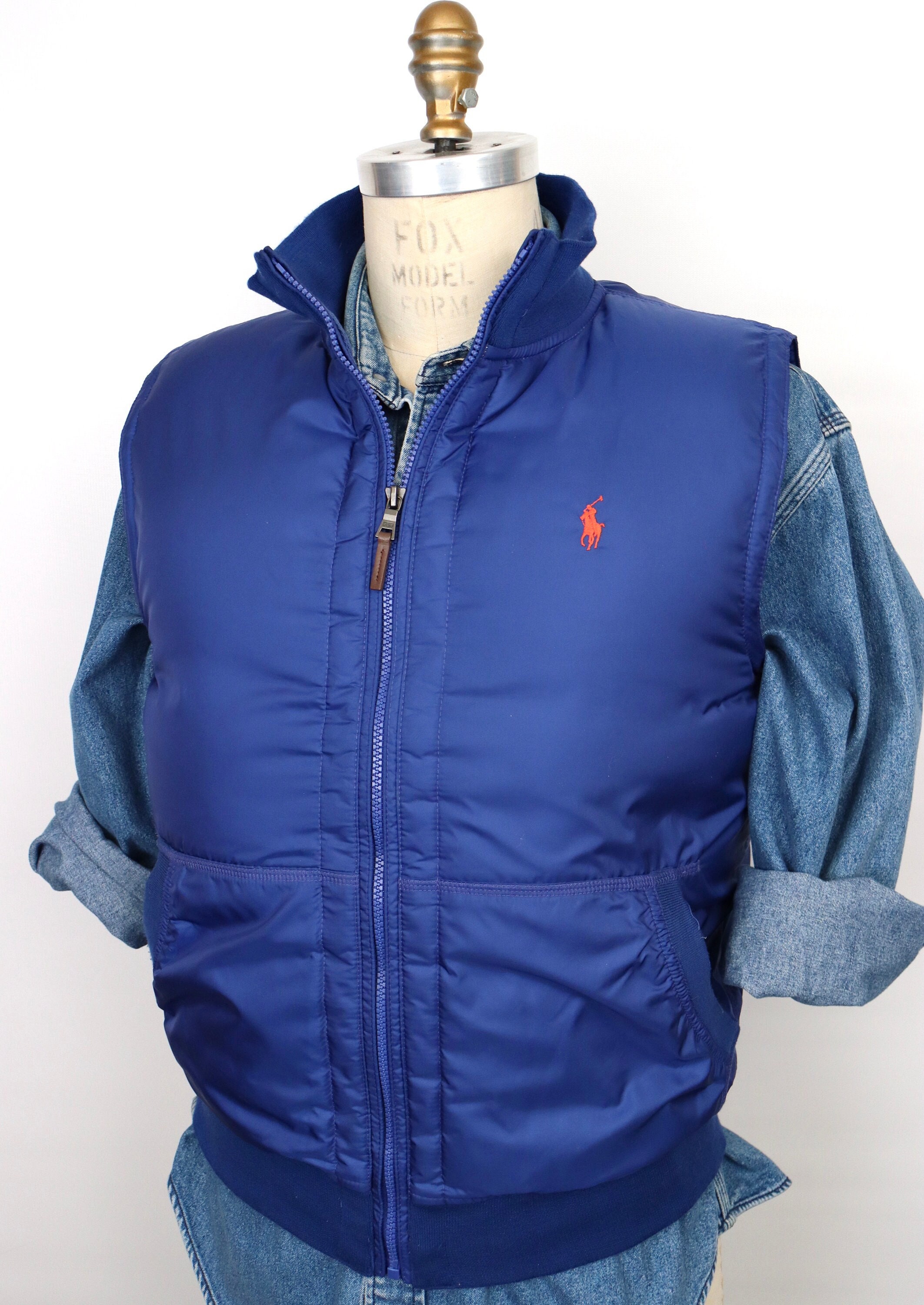 Polo Ralph Lauren Down Puffer Vest / Quilted Puffy Vest W/ - Etsy Finland