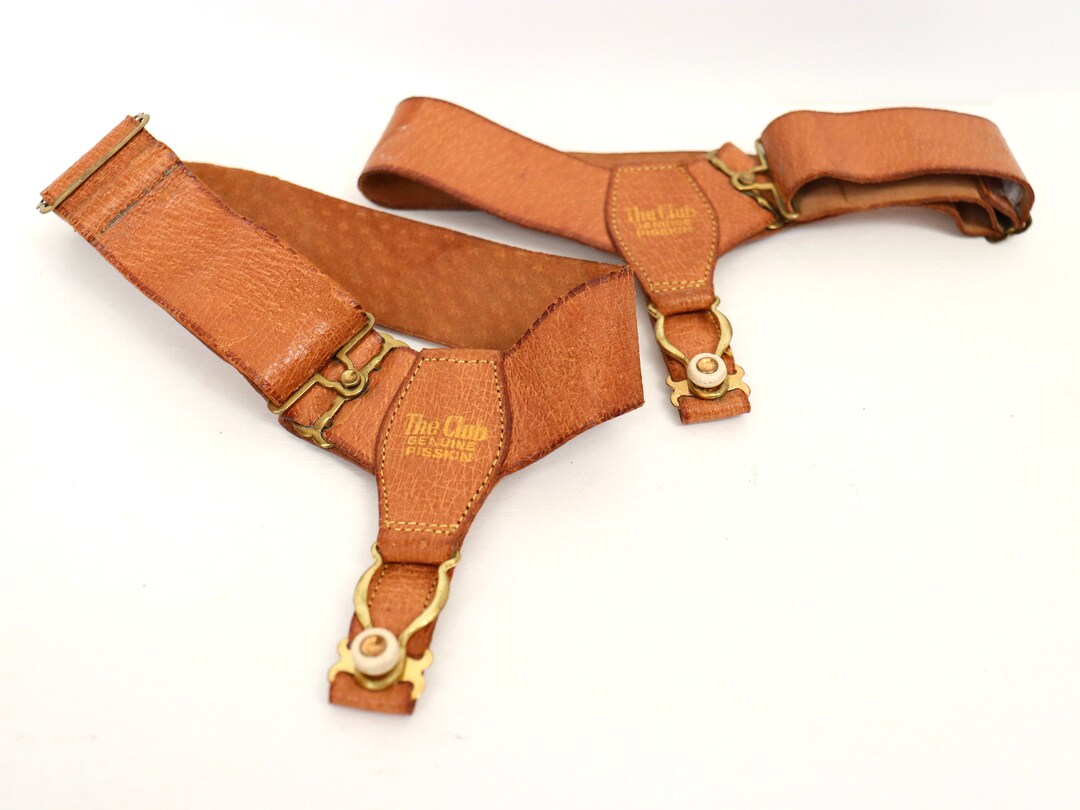 1930s 40s 50s Men's Leather Sock Garters / One Size Fits Etsy