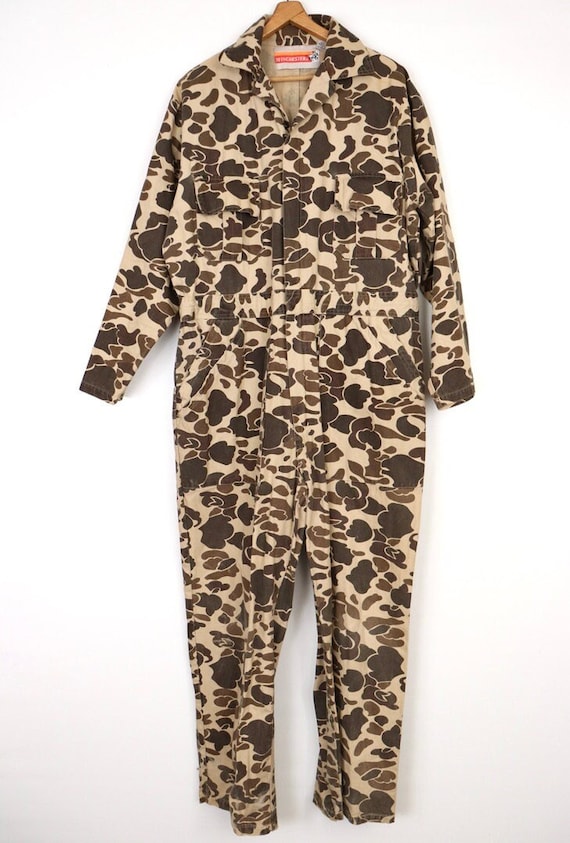 Combinaison De Chasse Mossy Oak Vintage - Taille L Homme - Camo Oak Leaf - Coton USA