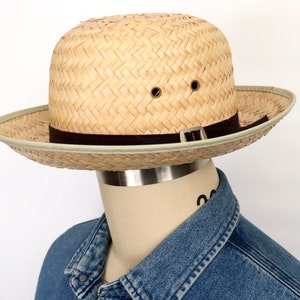 SALE! Mid-Century Style Straw Hat / small-medium
