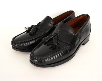 Vintage Allen Edmonds Presidio Black Penny Loafers 12D - Etsy display picture 2