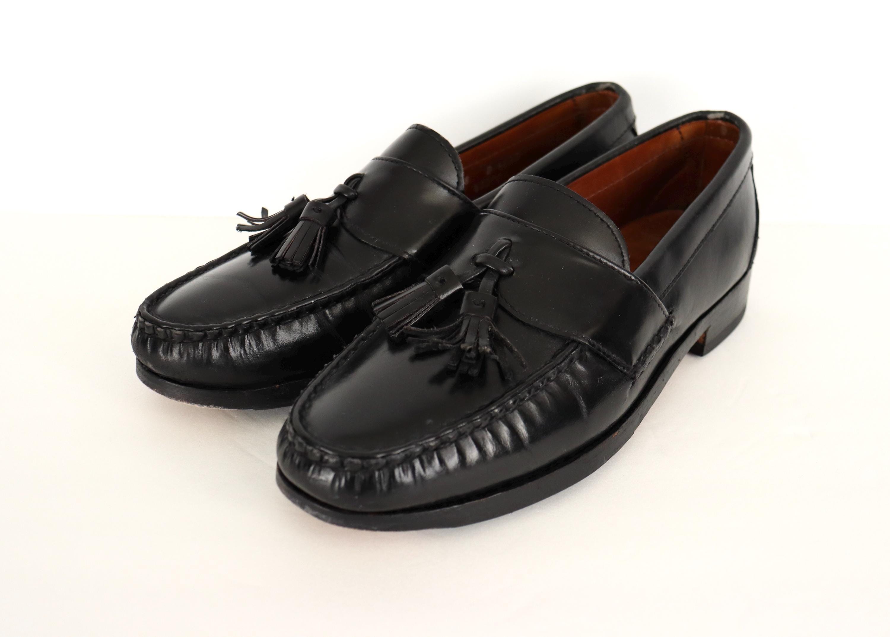 Allen Edmonds Black Tassel Loafers / US Men display picture 1