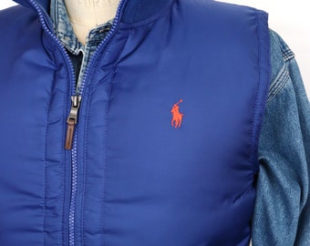Polo Ralph Lauren Down Puffer Vest chaleco acolchado acolchado con relleno de plumas de ganso mediano para hombre Etsy Mexico