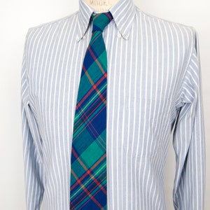 1990s J.Press Madras Plaid Tie image 2