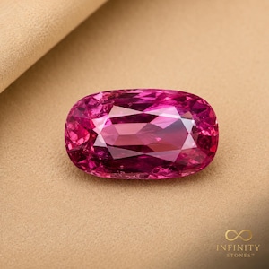 Natural Mozambique Ruby 2.02 Ct | Rectangular Cushion Cut Ruby | July Birthstone for Jewelry Making