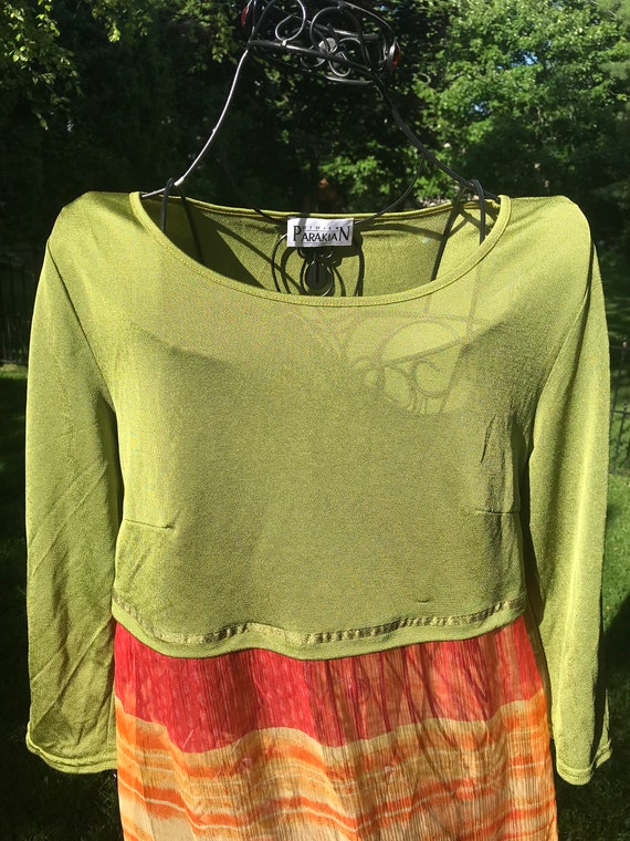 Vintage & Vibrant DIDIER PARAKIAN Summer Top, Made in Italy 