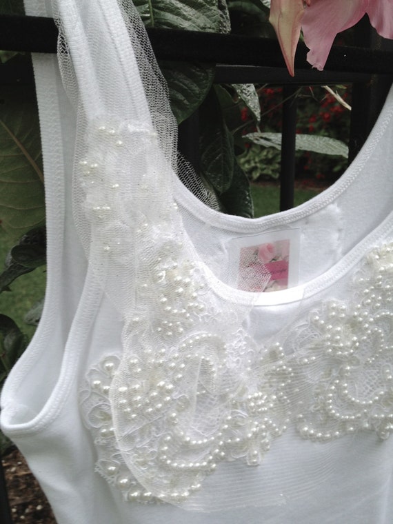 Beautiful Bride Tank Top Beauty Shop Top Vintage Lace Bridal Etsy