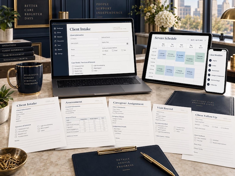Non Medical Home Care Agency Forms Client Intake and Operations System ...