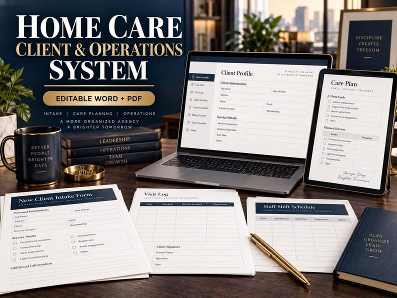 Non Medical Home Care Agency Forms Client Intake and Operations System ...
