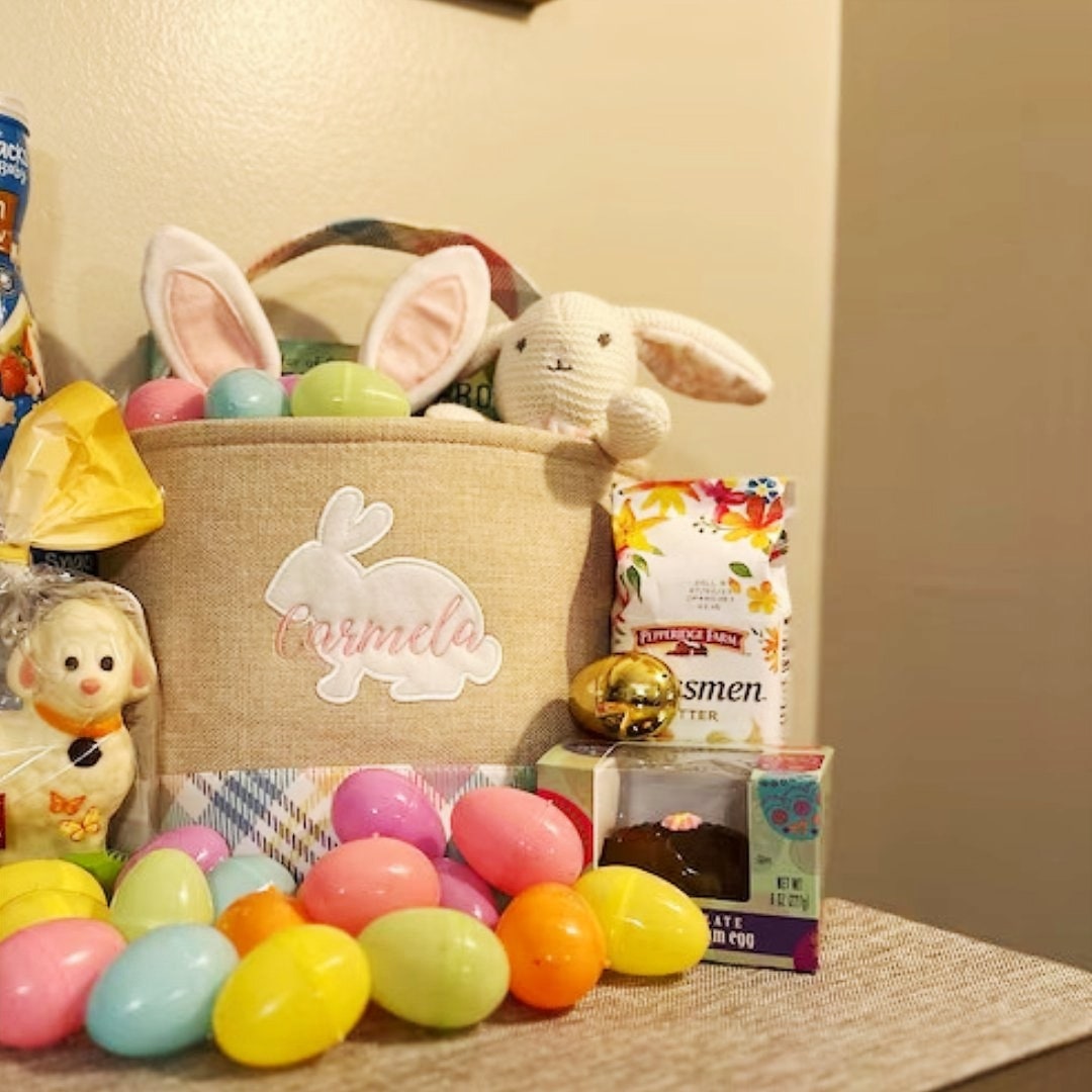 Easter Basket, Monogram Easter Basket, Girls Basket, Boys Basket, Gift