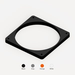120mm PC Fan Spacer, PETG Mounting Frame, 5–20mm Thickness