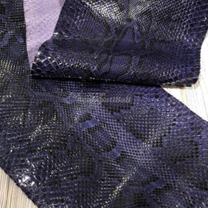 Peau de serpent pour fournitures artisanales, véritable peau exotique