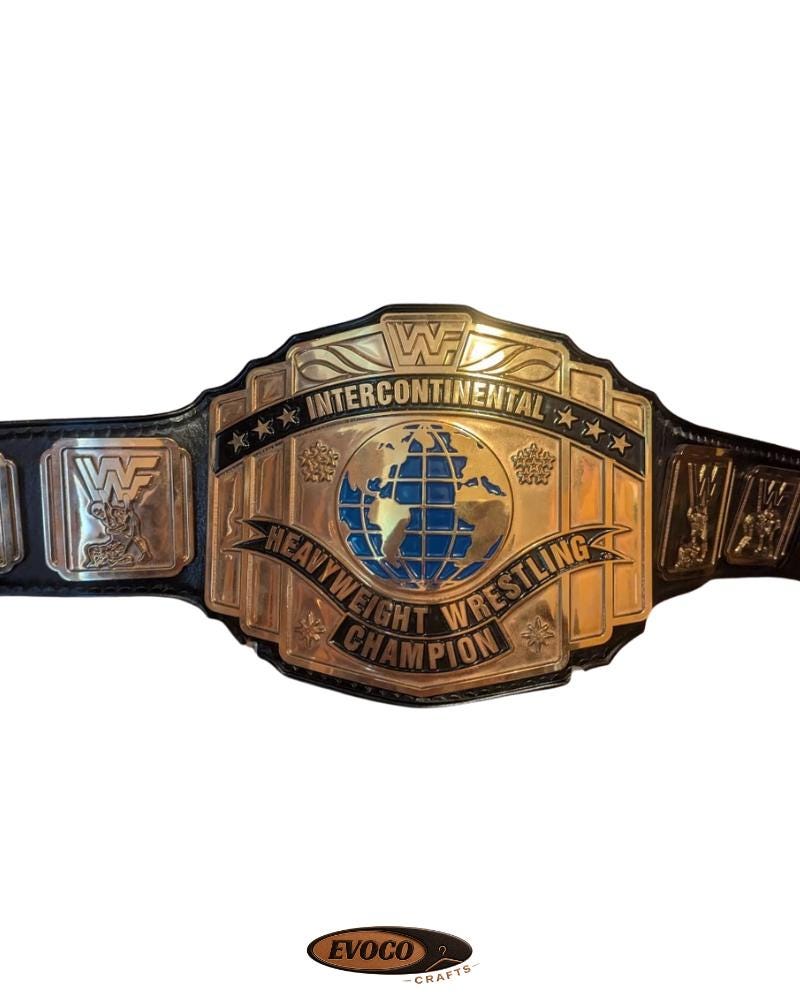 Wwf intercontinental championship replica title belt - Etsy 日本