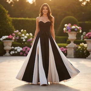 etsy dresses formal Black Semi funky formal wear for ladies