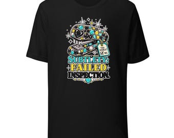 Bedazzled Stapler T-Shirt – Failed Subtlety Inspection Office Humor Tee