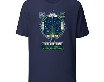 Mahjong T-Shirt, Local Forecast Bad Luck Game Night Tee
