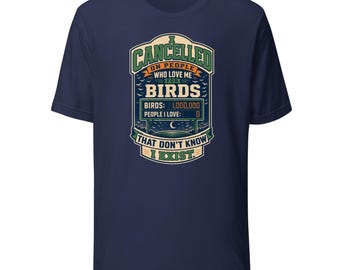 Birdwatching T-Shirt, Funny Night Migration Radar Tee