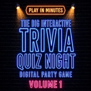 General Knowledge Pub Quiz Volume 1, Interactive PowerPoint Game, 40 Questions