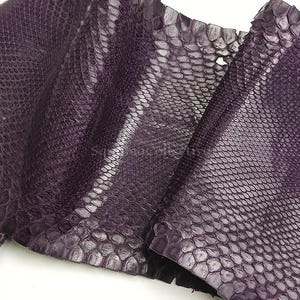 Genuine Snakeskin for Handcrafting | Smoky Mauve Exotic Skin Ideal for Shoemakers