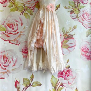 Short Satin & Tulle Blush Boho Wedding Dress by Mermaid Miss - Etsy