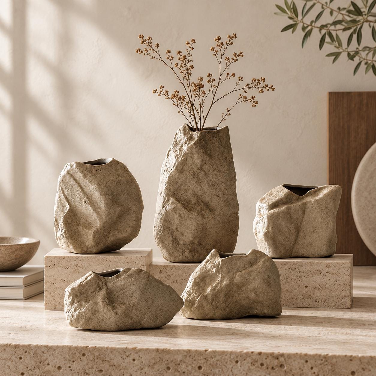 Taupe Vase