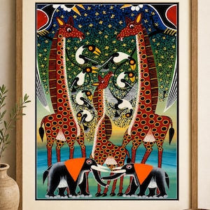 Tinga tinga art - Etsy 日本
