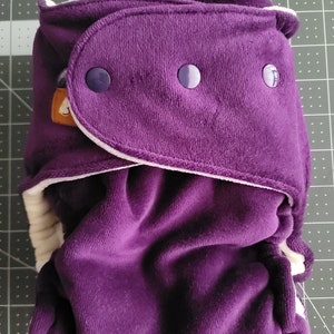 Velour One Size Fitted Diapers