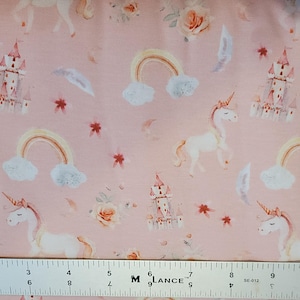 Cotton/Elastane print fabric by the yard