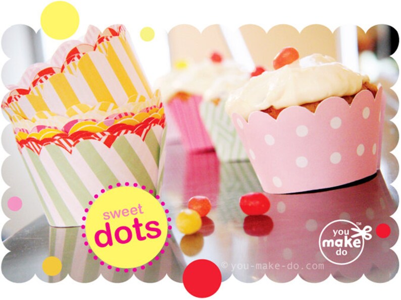 Printable Cupcake Wrappers Baby Shower Candy Party Birthday Etsy